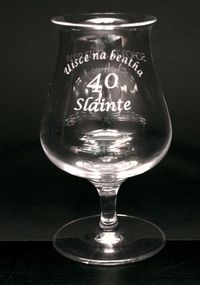 Whiskyglas graviert als Geburtstagsgeschenk zum 40.…