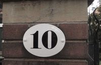 Dresdner Hausnummer Emaille…