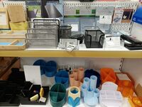 Schreibtisch-Ordnung auf dem Schreibtisch Ablagesysteme, Trennstreifen&hellip;